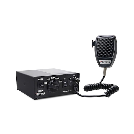 Abrams Escape 200 Watt Console Mount PA Siren System EC-200